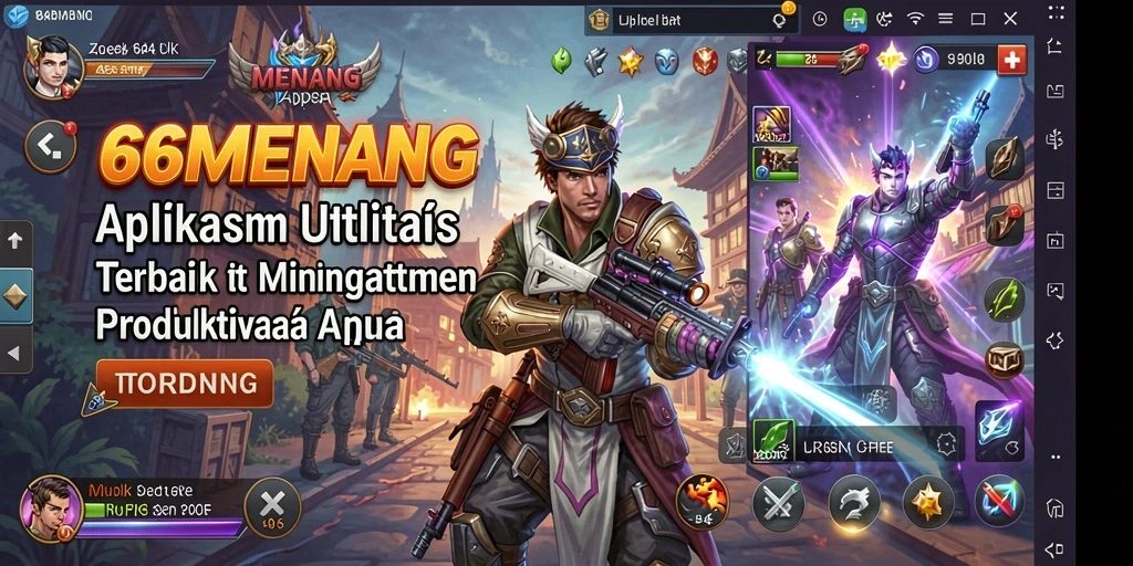 Tampilan antarmuka yang intuitif dan mudah digunakan dalam 66MENANG.