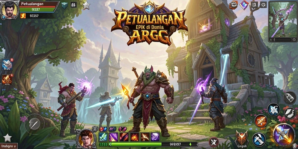 Tangkapan layar menunjukkan aksi mendebarkan dalam gameplay ARPG.