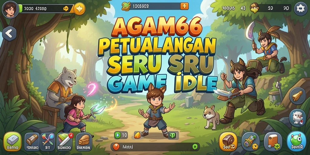 Screenshot gameplay AGAM66 menampilkan aksi seru dalam game Idle.