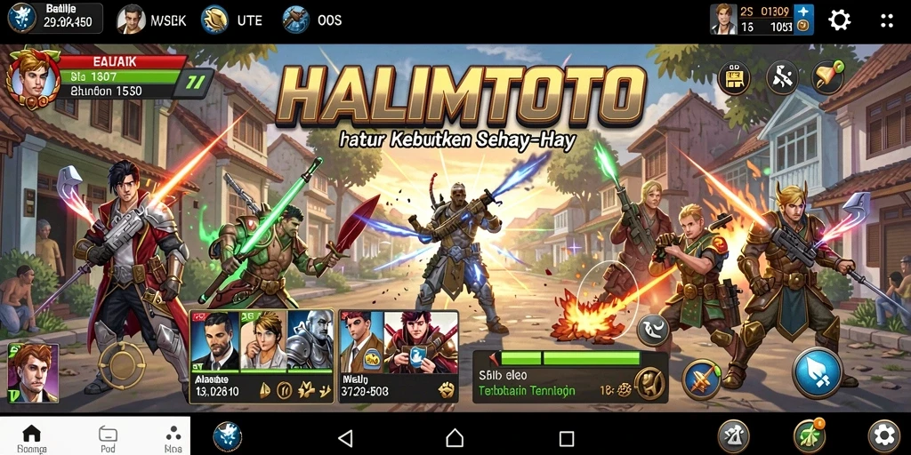Tampilan screenshot utama HALIMTOTO yang menunjukkan fitur-fitur Utility.