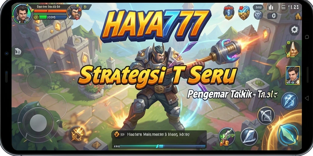 Tangkapan layar menampilkan pertempuran strategis yang mendebarkan dalam HAYA777.