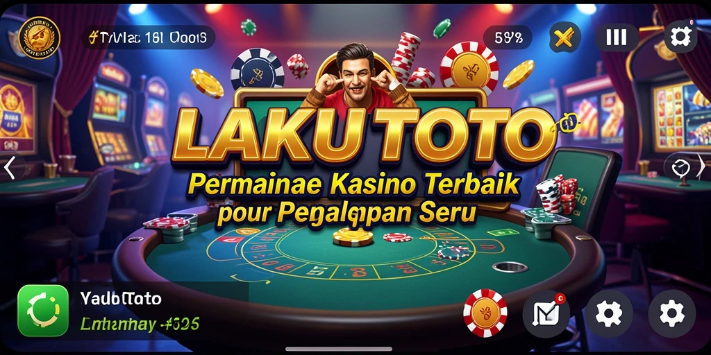 Tampilan gameplay LAKUTOTO yang menarik dan interaktif.