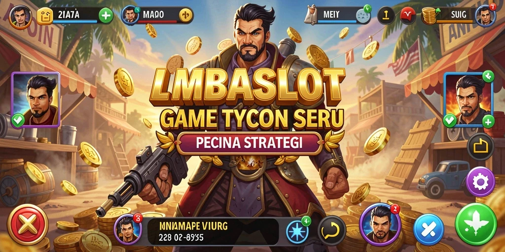 Tampilan gameplay menarik dari LMBASLOT yang penuh strategi.
