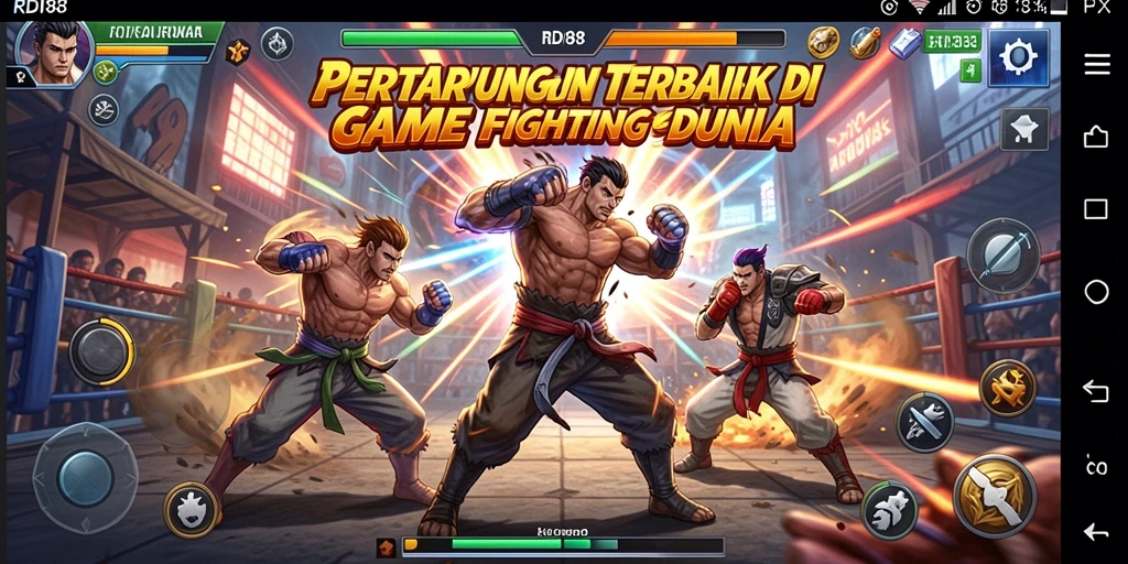 Tampilan gameplay RDI88 menampilkan aksi pertarungan yang mendebarkan.