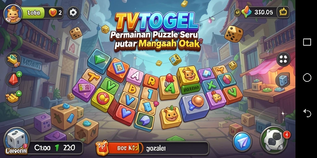 Screenshot gameplay TVTOGEL menampilkan tantangan Puzzle yang mengasyikkan.