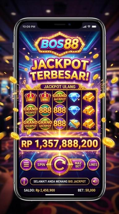 Tampilan antarmuka aplikasi bos88 yang menarik dan intuitif.